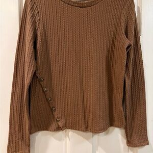 Gilli brown Knit Top
